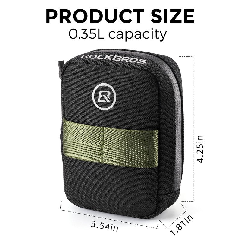 ROCKBROS Bike Saddle Bag - Small, Lightweight and Portable Under Seat Bag for Road Bikes