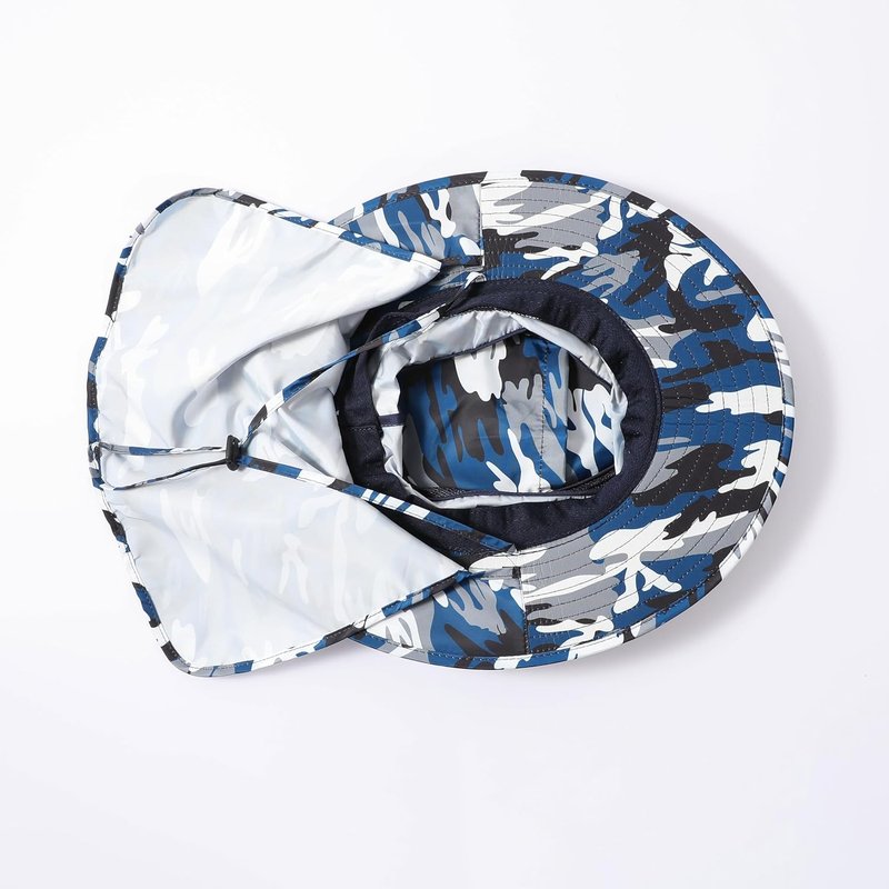 UV 50+ Sun Protection Hat - Wide Brim Bucket Hat for Outdoor Sports | Fishing Hat with Neck Flap