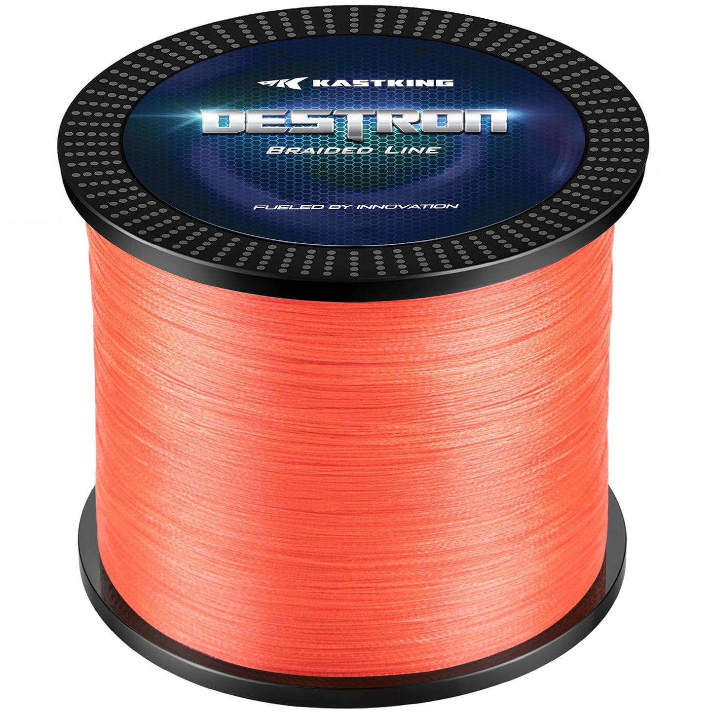 KastKing Destron Braided Fishing Line, Orange, 4 Stands, 6LB, 300Yds