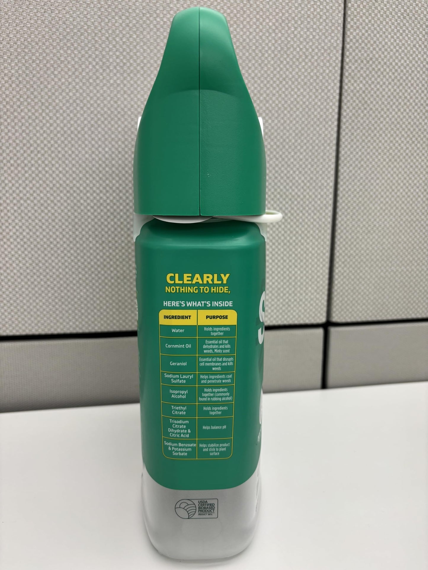 Spruce Weed Killer Spray - Snap & Spray Weed & Grass Killer₂ Powered Starter Kit - Reusable Sprayer with Wand for Spot-Treating Driveways, Gardens & More (64 Oz Bottle)