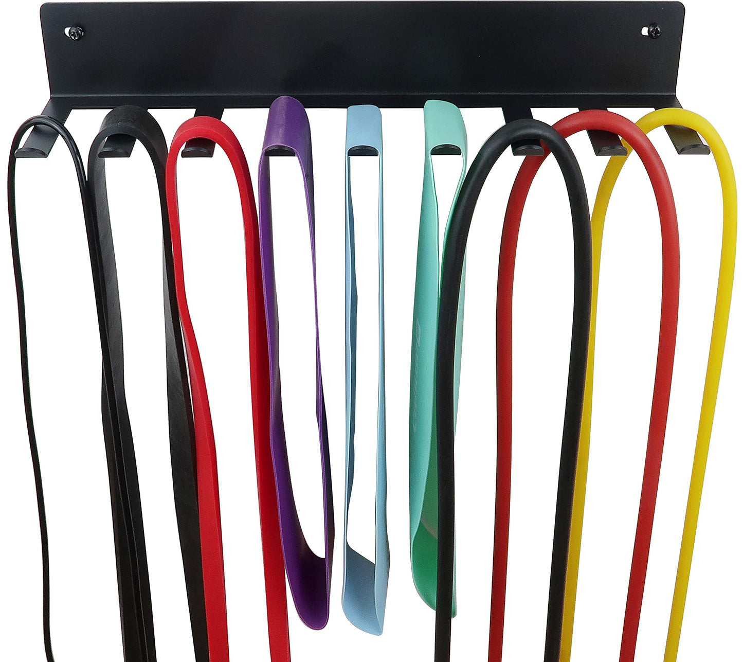 Multi-Purpose Storage Rack Resistance Bands Rack Gym Storage Rack Fitness Bands Rack Heavy Duty Rack for Resistance Bands, Straps, Jump Ropes, Foam Rollers, Chains, Weight Belts, Tools (S)