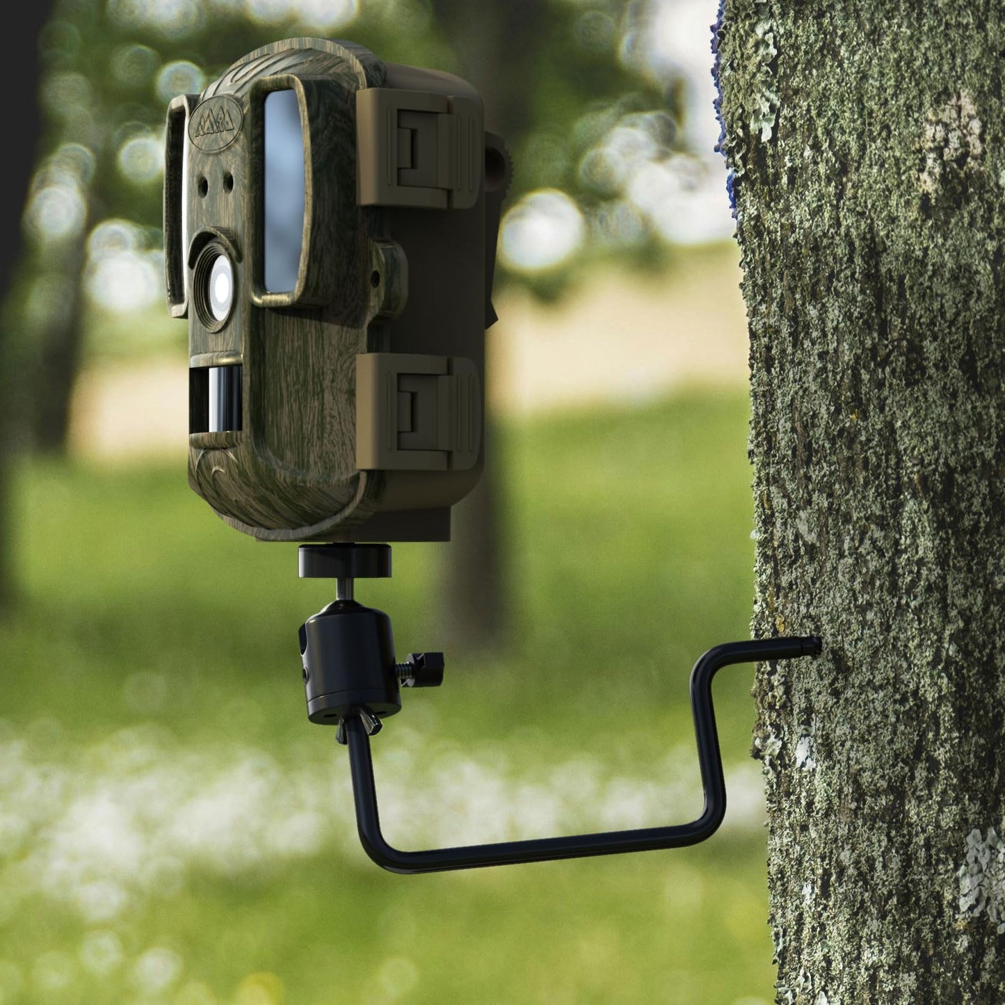 ORIPIK Trail Camera Tree Mount: 360 Degrees Adjustable Game Camera Mount with 1/4 inch Screw, Easy Installation & Compact Sturdy, 3 Pack