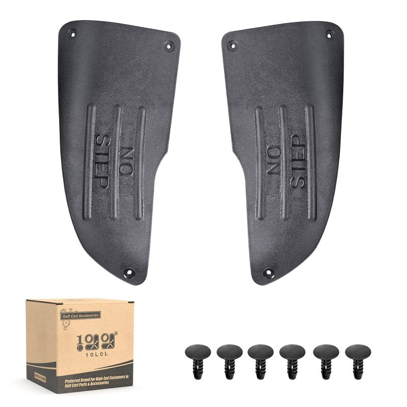 10L0L Golf Cart Rear Side Guard Set - Driver Side & Passenger Side Replacement Parts Compatible with EZGO RXV Golf Cart Models, Rugged and Durable, OEM# 601864 & 604865 & 601865