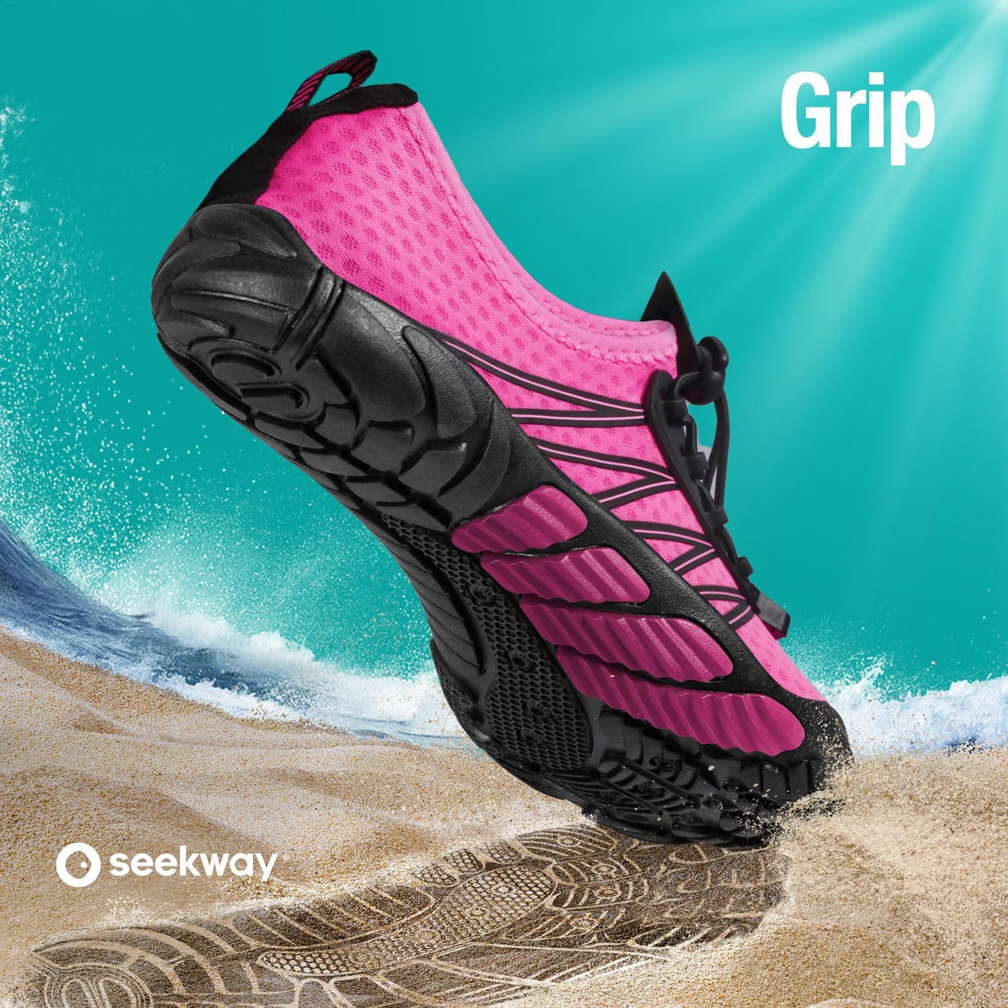 SEEKWAY Water Shoes Men Women Adult Quick-Dry Aqua Sock Barefoot for Beach Swim River Pool Lake Hiking Kayaking Surfing