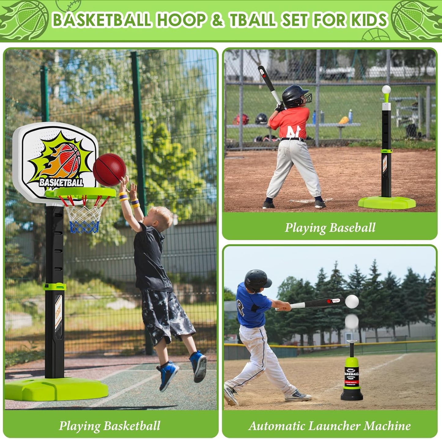 Bow and Arrow Set for Kids - LED Light-Up Archery & Basketball Hoop 2-Pack | 20 Suction Cup Arrows & Baseball Tee