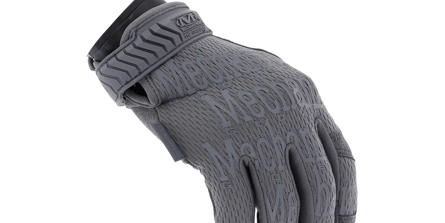 Mechanix Wear: The Original Tactical Work Gloves with Secure Fit, Flexible Grip for Multi-Purpose Use, Durable Touchscreen Safety Gloves for Men (Grey, Small)