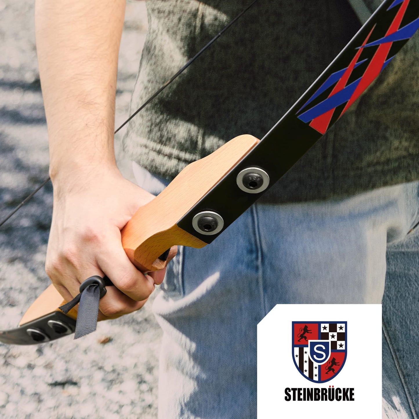 Gioventù Recurve Bow and Arrow Adult - 54" Traditional Wood Takedown Recurve Bow with Lightweight Design, Right Handed Bow for Adults, Youth, Beginner Hunting, Training Practice（30lb 40lb