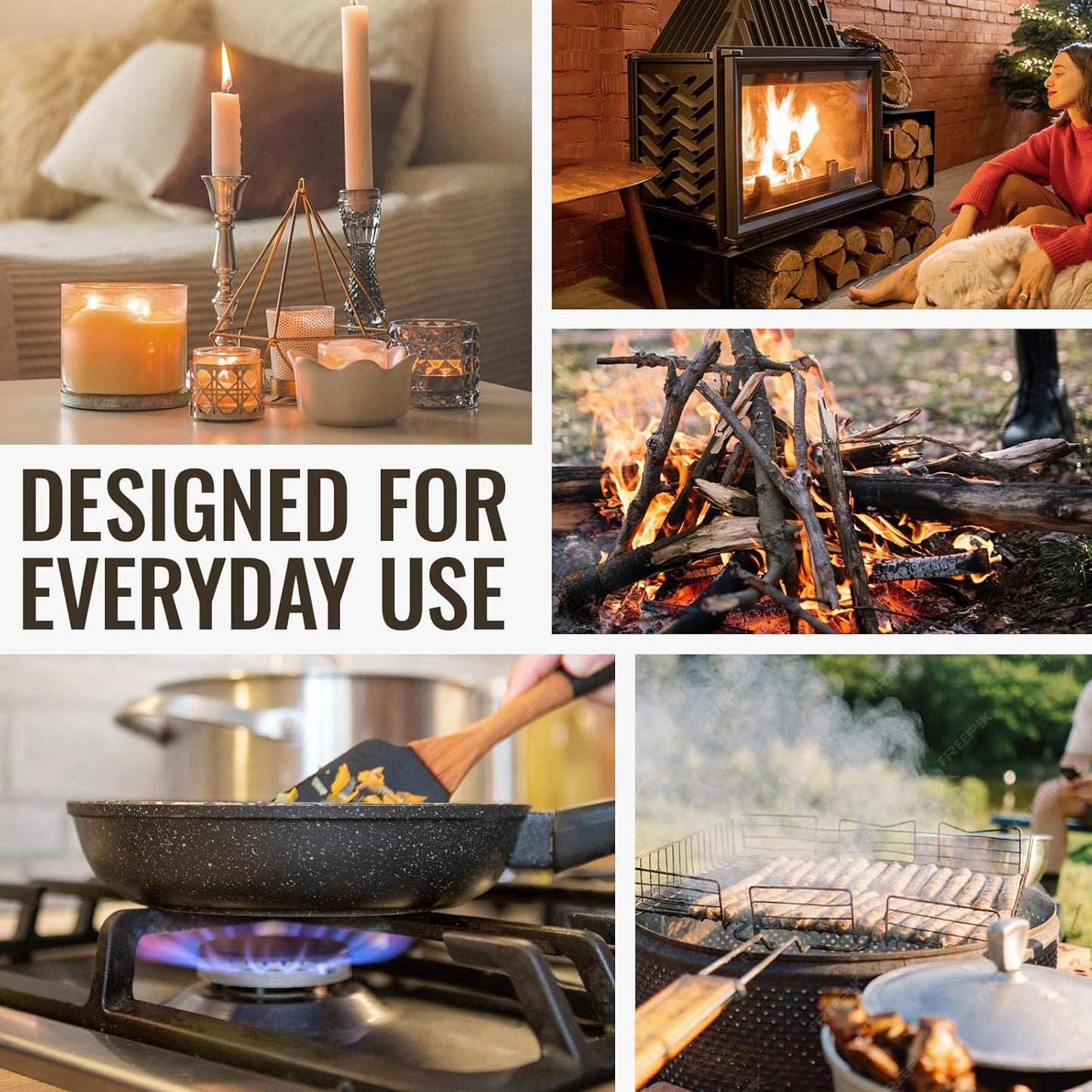 MK Lighter Outdoor Series - 9-Inch Flex Neck Refillable BBQ & Candle Lighters | 4-Pack Survival Tools