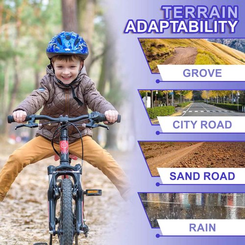 2-Pack BMX Kids Bike Tires, 16×1.95 inch Bike Replacement Tire, 16" Inner Tubes Schrader Valve, Compatible with Child, Tricycle, Cruiser Bike