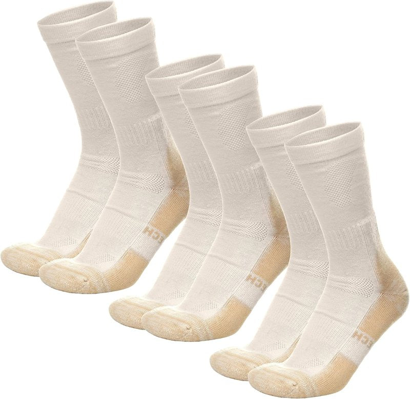 Merino Wool Hiking Socks for Men & Women - Comfortable Crew Style, Breathable & Warm