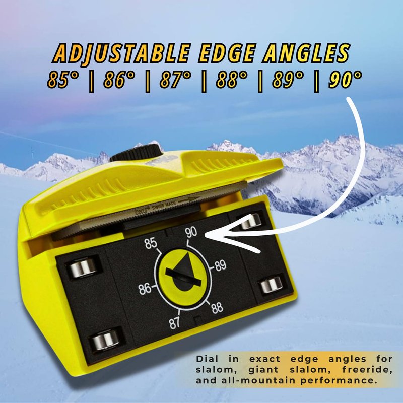 Toko Edge Tuner PRO - Sharpener for Easy and Safe Filing of Ski/Snowboard Side Edges
