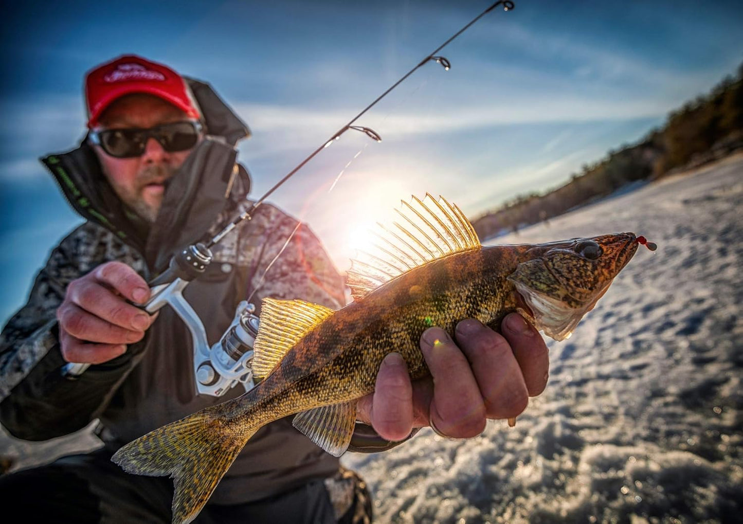 Berkley Trilene Fluorocarbon Ice Fishing Line - 100% Strong & Durable | 100 Yards