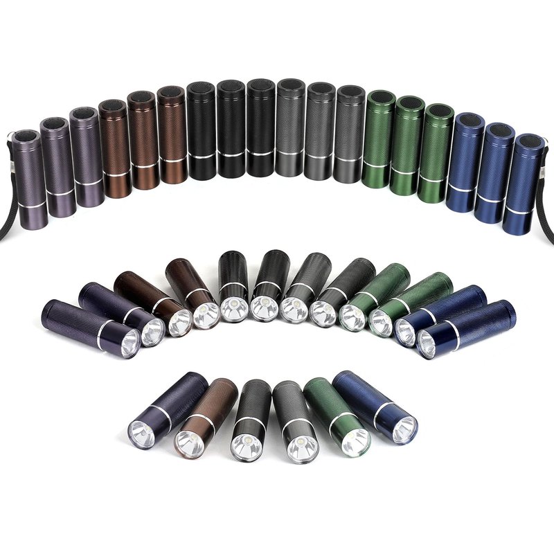 FASTPRO 36-Pack Flashlights Set, Aluminum LED Flashlights Include AAA Batteries & Lanyard, Super Bright 100 Lumen Flashlight for Party Favors, Camping, Hurricane Supplies