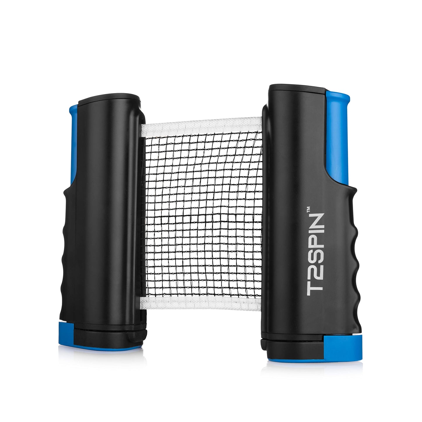 T2Spin Premium Retractable Ping Pong Net for Any Table - Portable Table Tennis Net -Ping Pong Net with Clamps -Table Tennis Accessories - Comes with Large Storage Bag