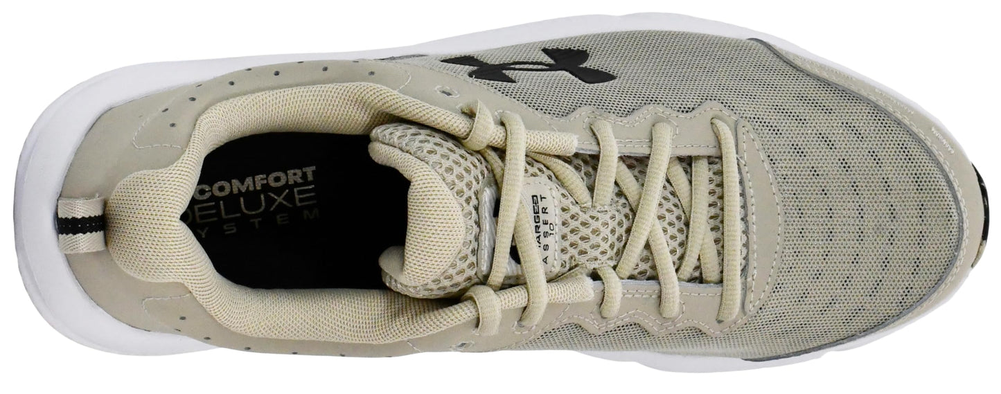 Under Armour Men's Charged Assert 10, (289) Khaki Base/Khaki Base/Black, 17, US