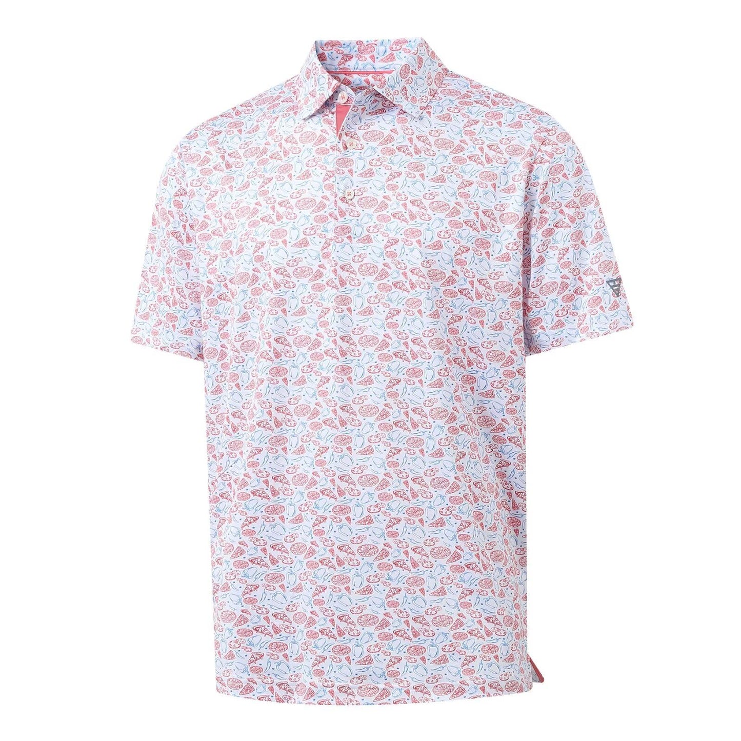 M MAELREG Golf Shirts for Men Dry Fit Print Patterns Performance Moisture Wicking Mens Polo Shirts Short Sleeve