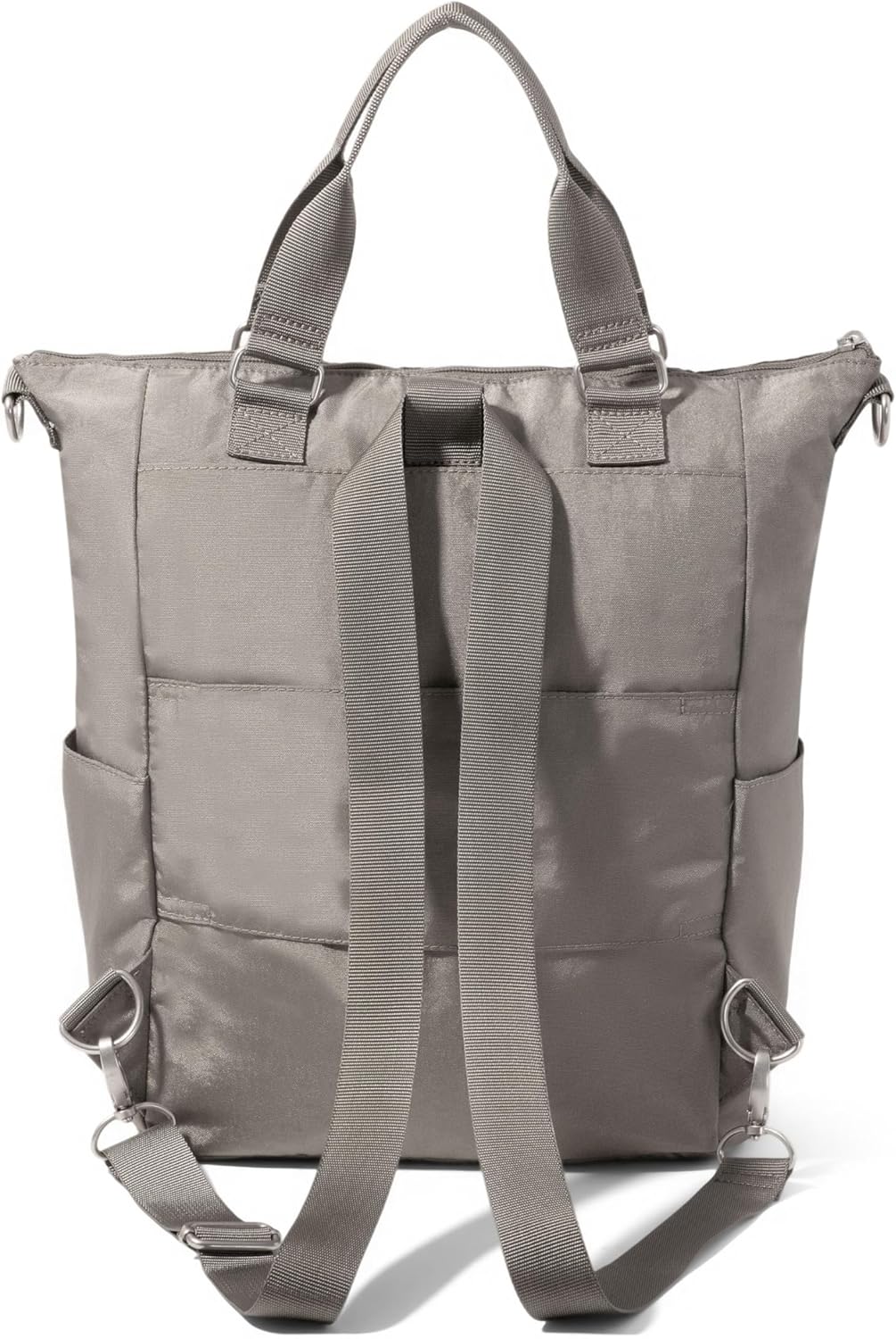 Baggallini Tote Backpack - 3-in-1 Lightweight Travel Bag with RFID Phone Wristlet | 15"x10.5"