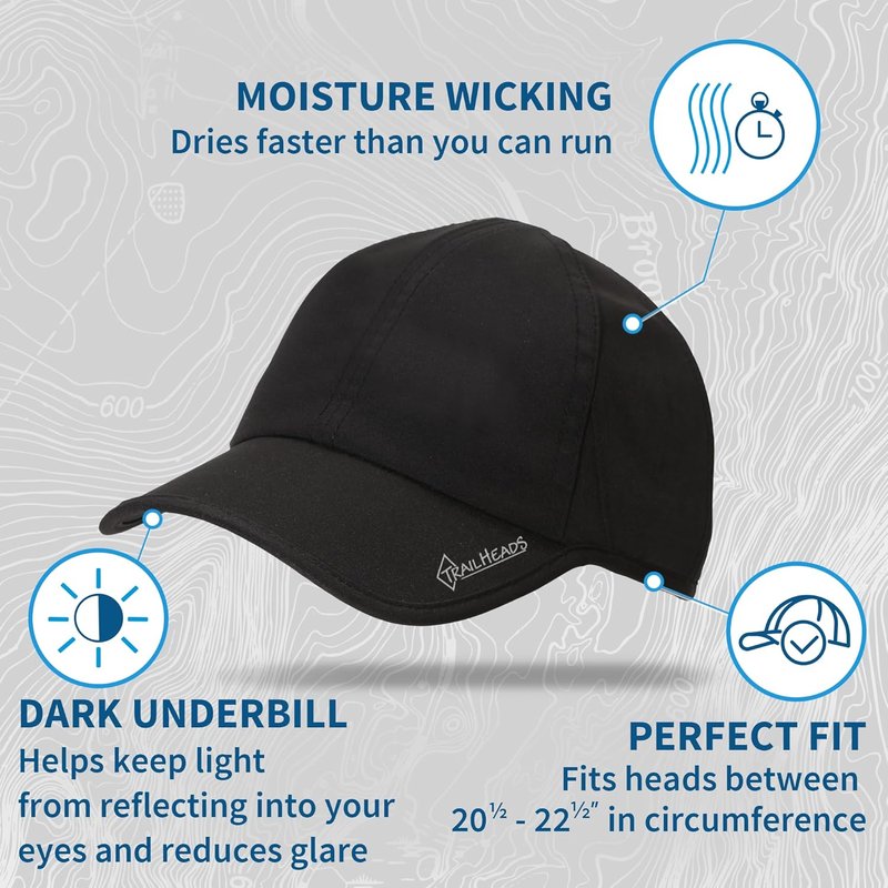 UV Protection Running Hats for Women - 50+ UPF Summer Baseball Cap | Ideal for Tennis, Golf, Gym & Workouts