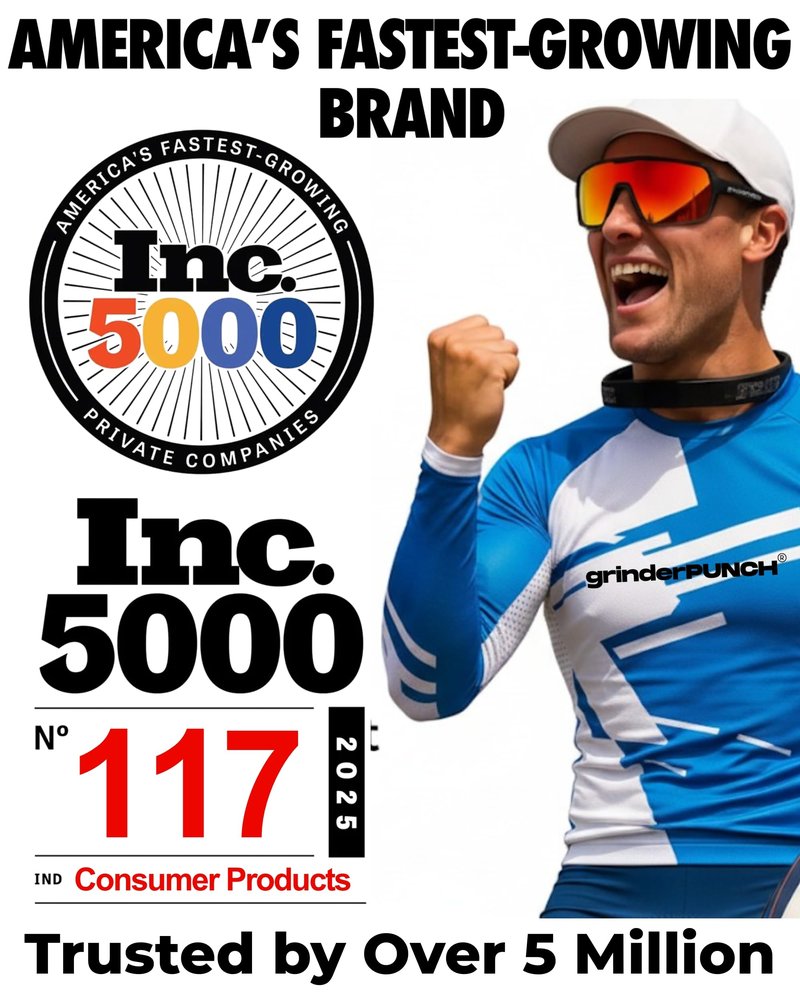 grinderPUNCH Sports Sunglasses Cycling Glasses UV Protection for Driving Running Hiking Fishing (Blue)