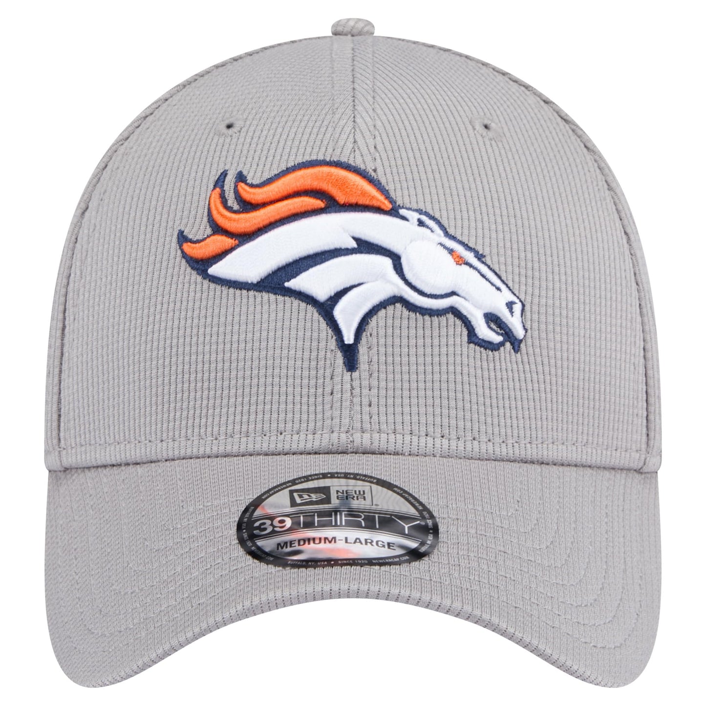 New Era Men's Gray Denver Broncos Active 39THIRTY Flex Hat