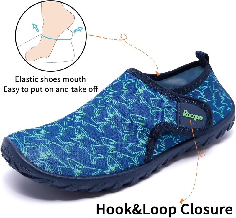 Kids' Water Shoes - Quick Dry Lightweight Aqua Sneakers for Boys & Girls | Barefoot Design, Perfect for Swimming
