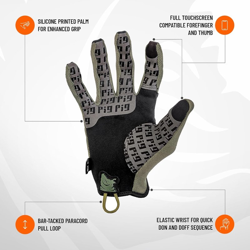 Delta Utility Gloves - Touchscreen Compatible Shooting Gloves with High Dexterity | 1 Pair