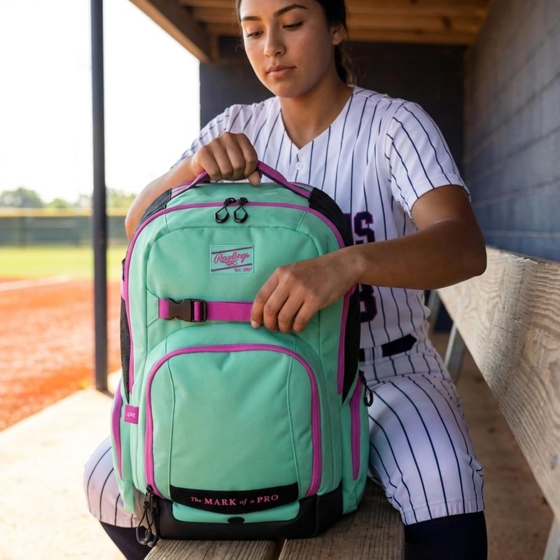 Rawlings Journey Player's Baseball & Softball Backpack - Durable Equipment Bag | Multiple Colors