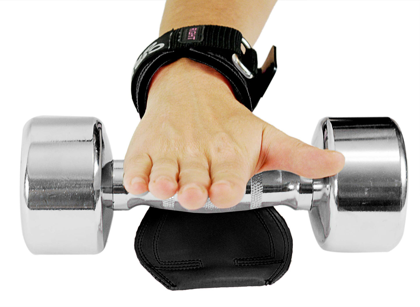 Cobra Grips FIT FOR LADIES! Weight Lifting Gloves Heavy Duty Straps Alternative to Power Lifting Hooks For Deadlifts With Built in Adjustable Neoprene Padded Wrist Wrap Support. (Women Black Rubber)