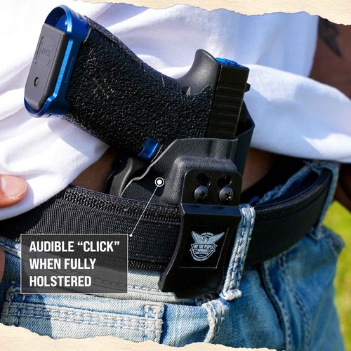 We The People Holsters - Carbon Fiber - Right Hand - IWB Holster Compatible with 1911 Government/Colt 1911 Government/Kimber 1911 / Springfield 1911 5" 45ACP No Rail Only RDS