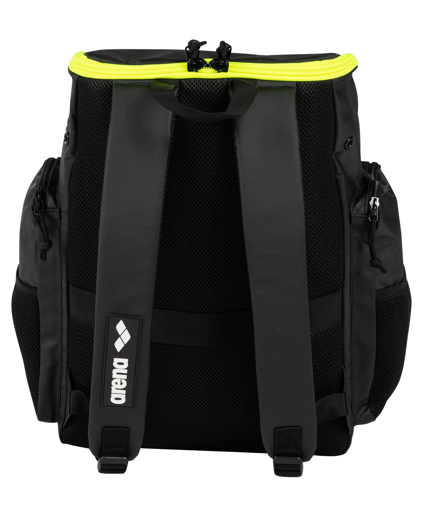 ARENA Spiky III Backpack 35 Unisex Travel Sports Gym Backpack for Men and Women, Training Gear Equipment Bag for Swimmers, 35 Liters, Dark Smoke/Neon Yellow