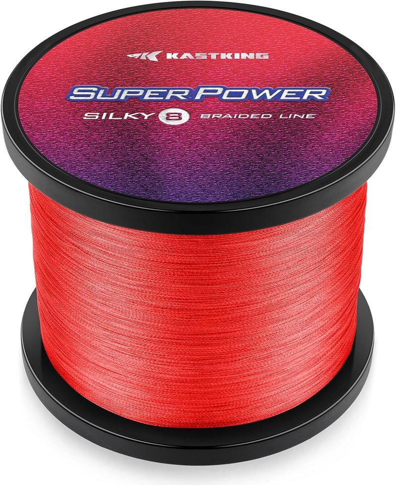 KastKing SuperPower Braided Fishing Line - Abrasion Resistant, Zero Stretch, Small Diameter | 150 Yards, Green