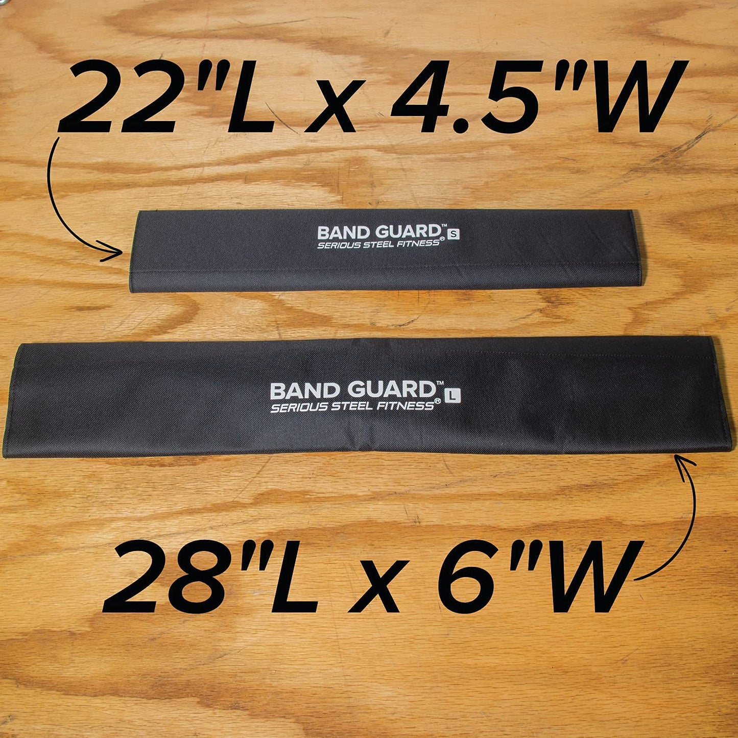 Serious Steel Fitness Band Guard - Protective Resistance Band Sleeve/Cover for Resistance Bands (Large) | Bands not Included Protect Your Resistance Bands from The Ground, Concrete, Sharp Edges.