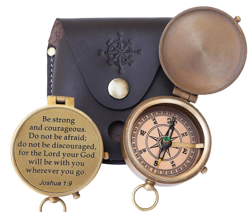 NEOVIVID First Communion Gifts for Boys, Compass, Baptism Gifts for Boys, Confirmation Gifts for Teenage Boys, Girls, 1st Communion Gifts for Boys, First Reconciliation Gifts, Religious Gifts for Men