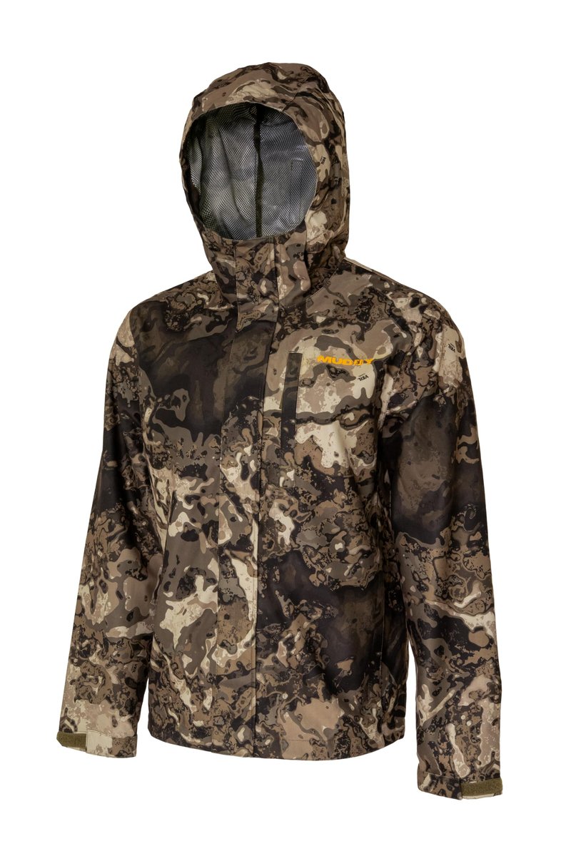 Muddy Outdoors Men's TRX Lightweight Rain Jacket Veil Canyon Gray 2XL