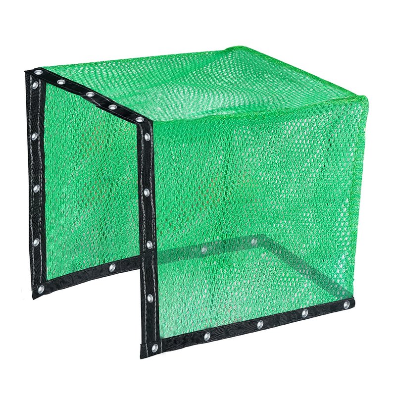 Aoneky Golf Cage Net Replacement 10x10x10ft - Heavy Duty HDPE Practice Hitting Net Only, UV Resistant for Outdoor/Indoor Use, Fits Conduit Frame (Net Only - No Frame/Poles Included)