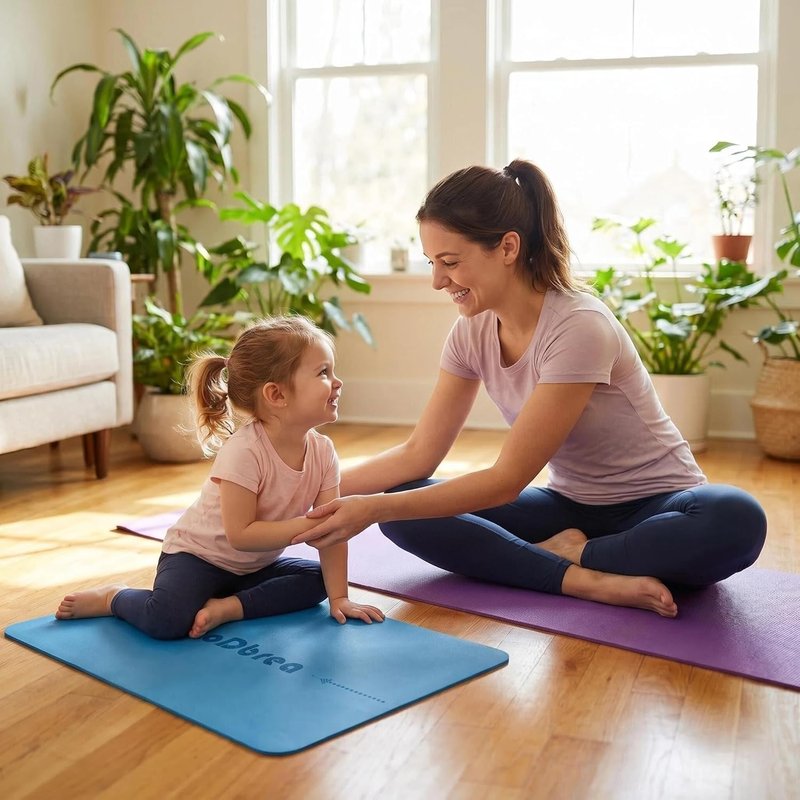 Mini Yoga Mat - Non-Slip Grip & Alignment System | Portable Meditation & Exercise Pad