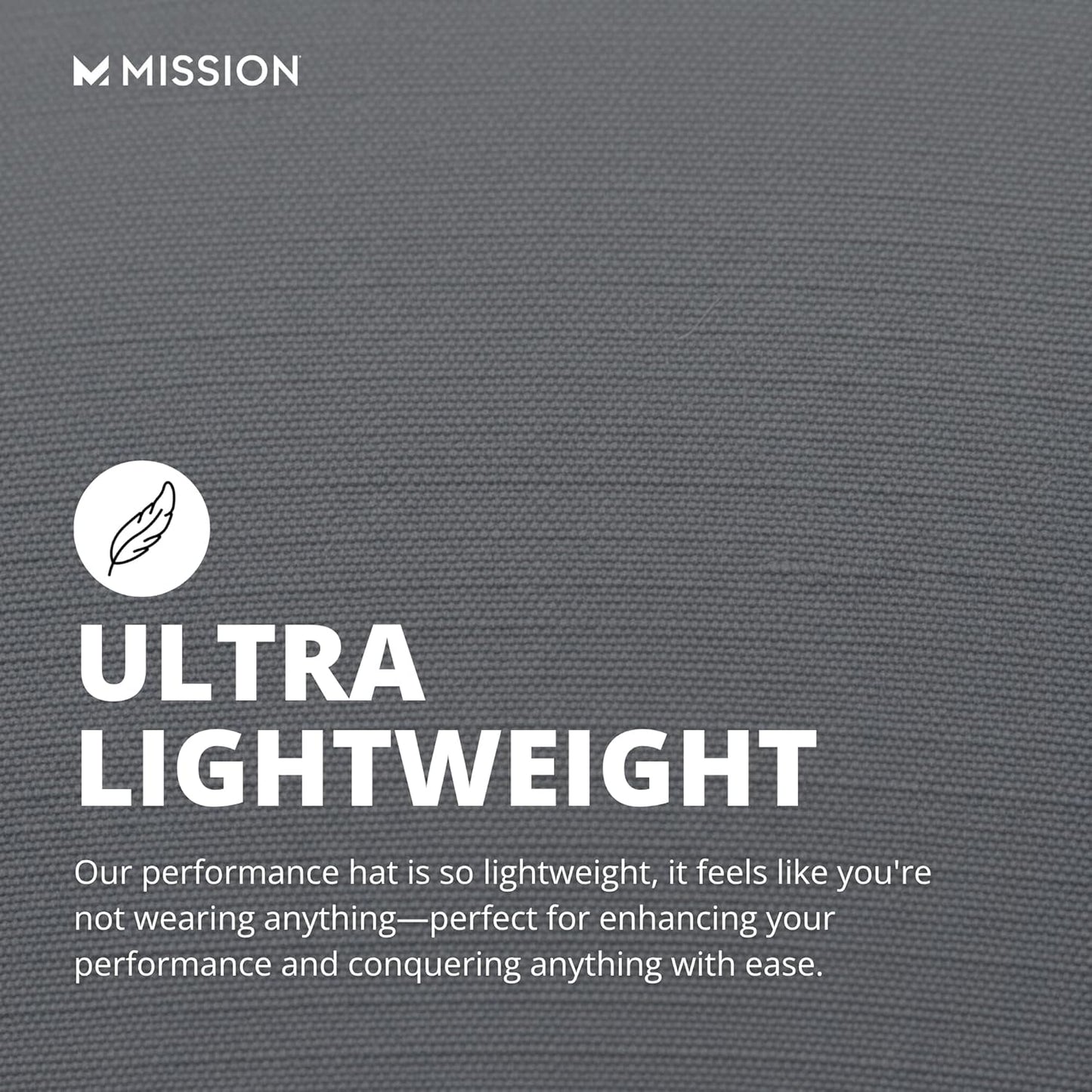 MISSION Cooling Performance Hat - Adjustable Fit | UPF 50 for Running & Outdoor Workouts