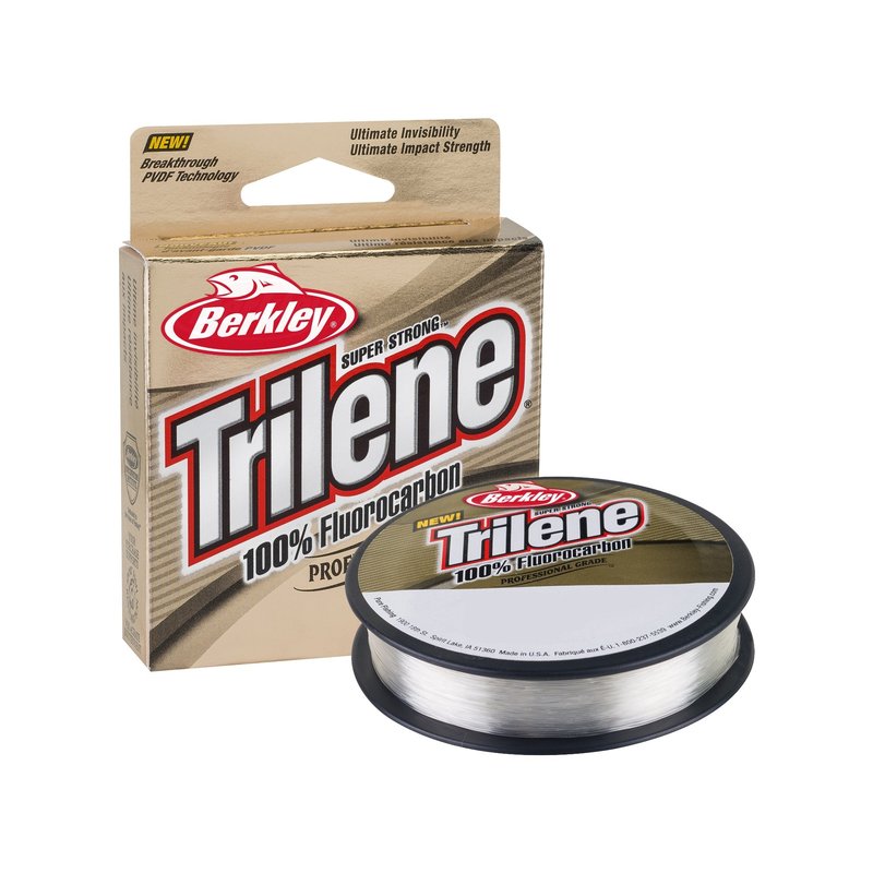 Berkley Trilene® 100% Fluorocarbon, Clear, 10lb | 4.5kg, 110yd | 100m Fishing Line, Suitable for Freshwater Environments