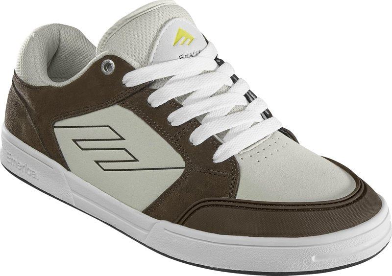 Emerica Heritic – Bold Skate Look, Reinforced Cupsole, Cushioned Feel, Everyday Sneakers Brown/Tan