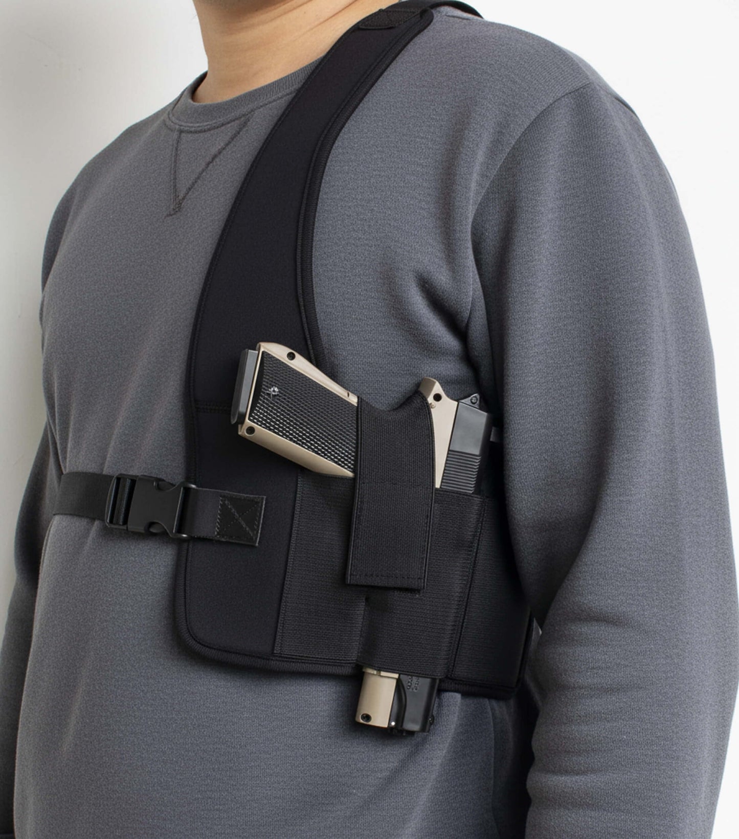 HOGIKUO Shoulder Holsters for Concealed Carry,Universal Gun Holster for Men,Chest Holster fits Ruger,Bersa,Glock,Sig Sauer,Smith and Wesson,Taurus Judge,Walther and More