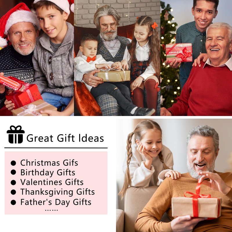 Grandpa Papa Gifts Best Grandpa Ever American Flag Leather Beanie Hat for Grandfather Him from Son Daughter Grandkids Funny Christmas Stocking Stuffers Birthday Gifts Ideas Stuff Accessories Black