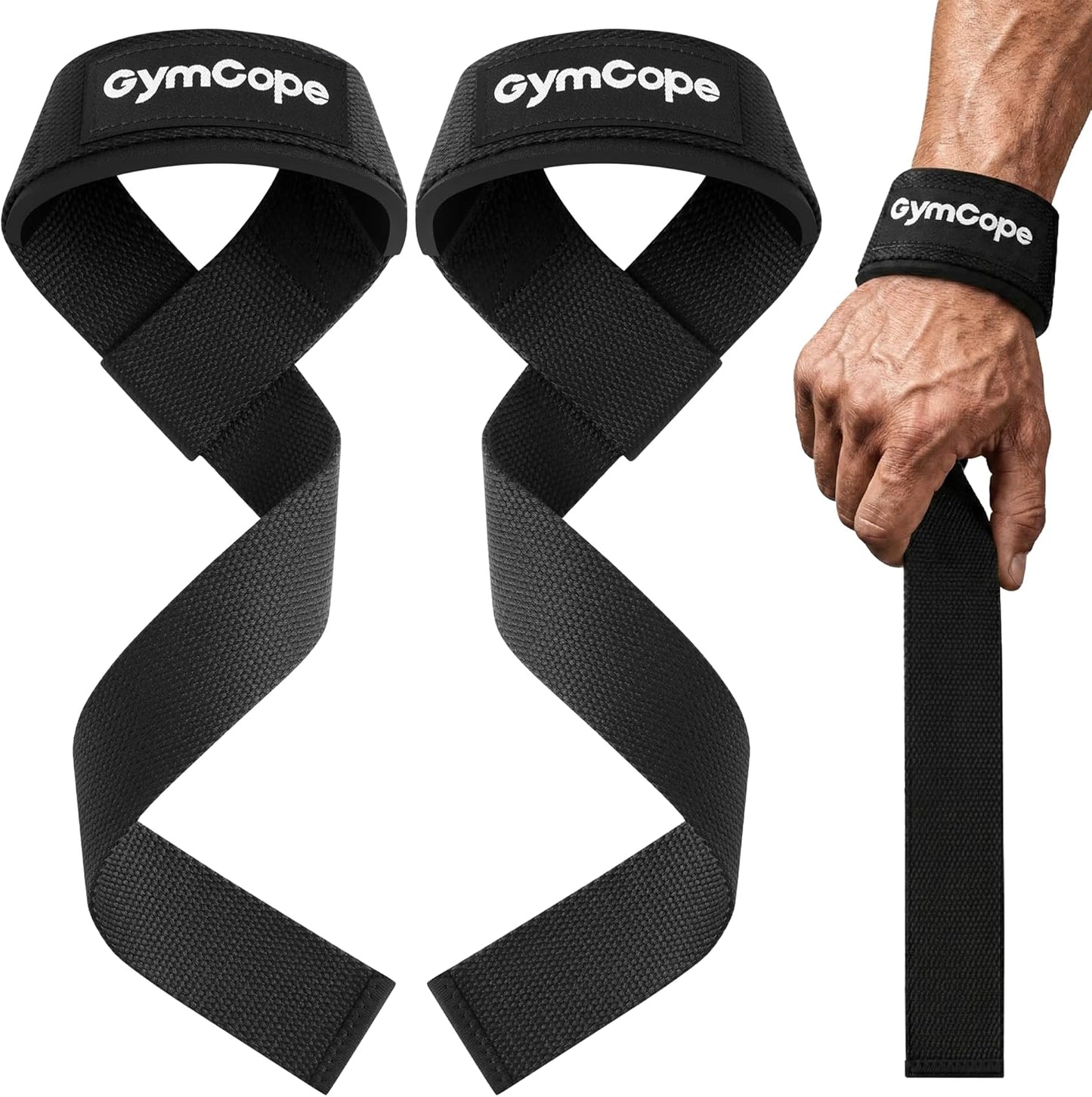 Lifting Wrist Straps for Weightlifting - Heavy Duty Support for Deadlifts & Powerlifting | 1 Pair