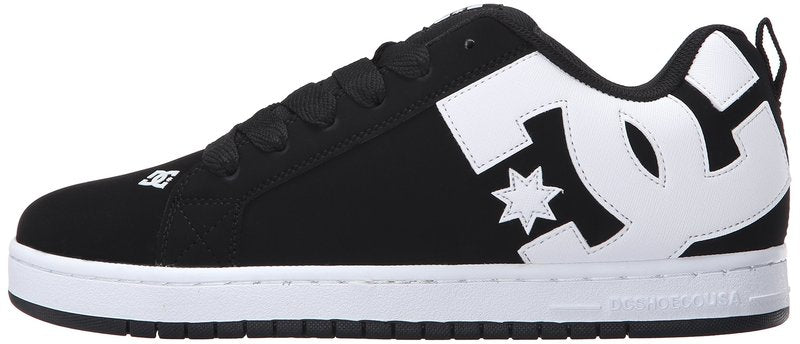 DC Men's Court Graffik Shoe, Black, 14 D D US