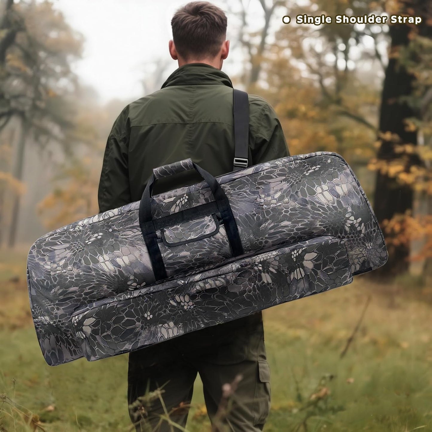 Compound Bow Case - Soft Carry Bag with Arrow Pocket | Durable Protection for Archery Gear