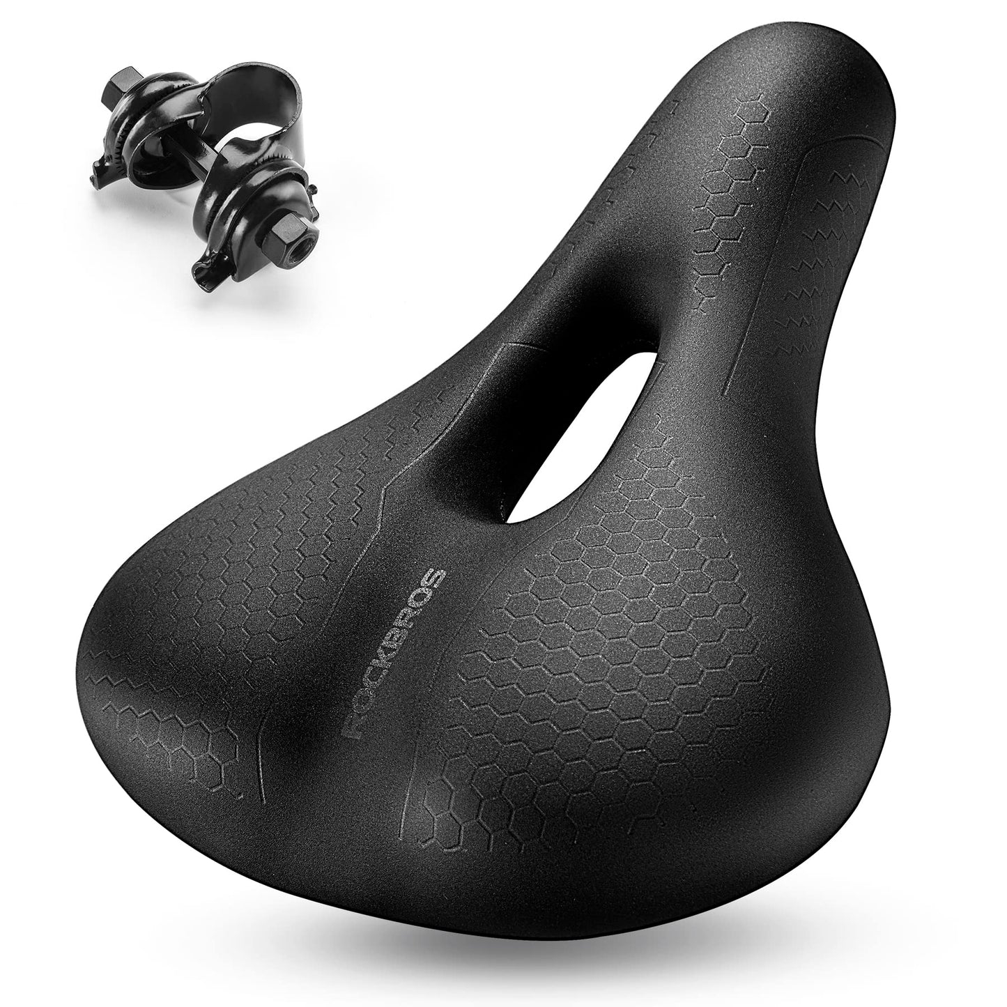 ROCKBROS Bike Seat Memory Foam Bike Saddle Comfortable Road Mountain Bike