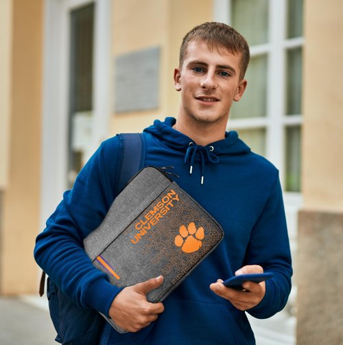 SOAR NCAA 13 Inch Laptop Case, Clemson Tigers