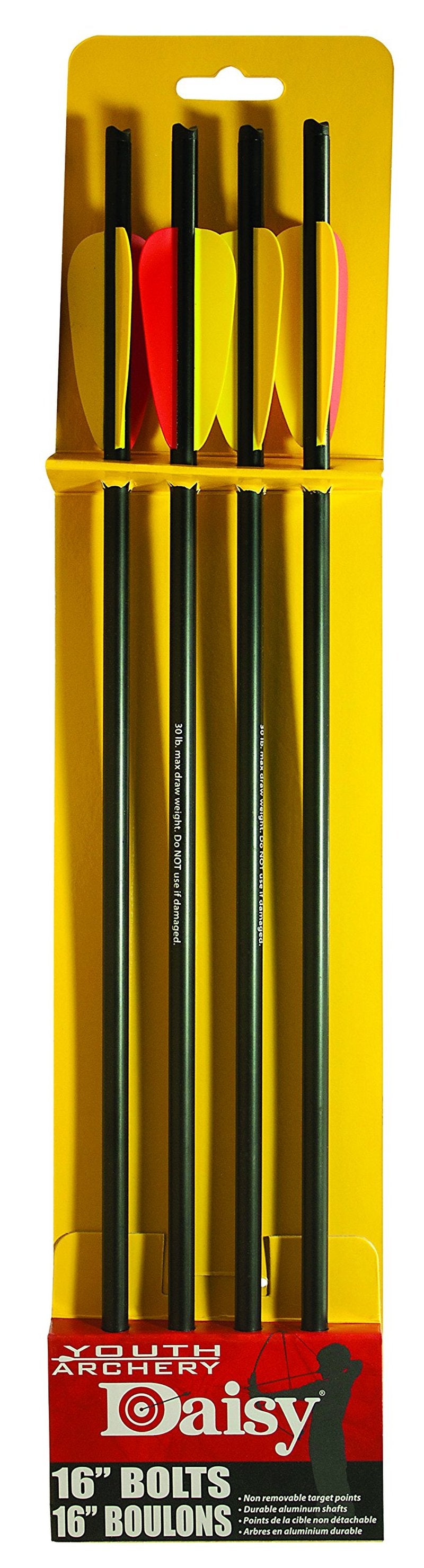 Daisy, Youth Archery Target Bolts, 16" (969002-301), Designed for Durability and Consistent Performance, 969002-301