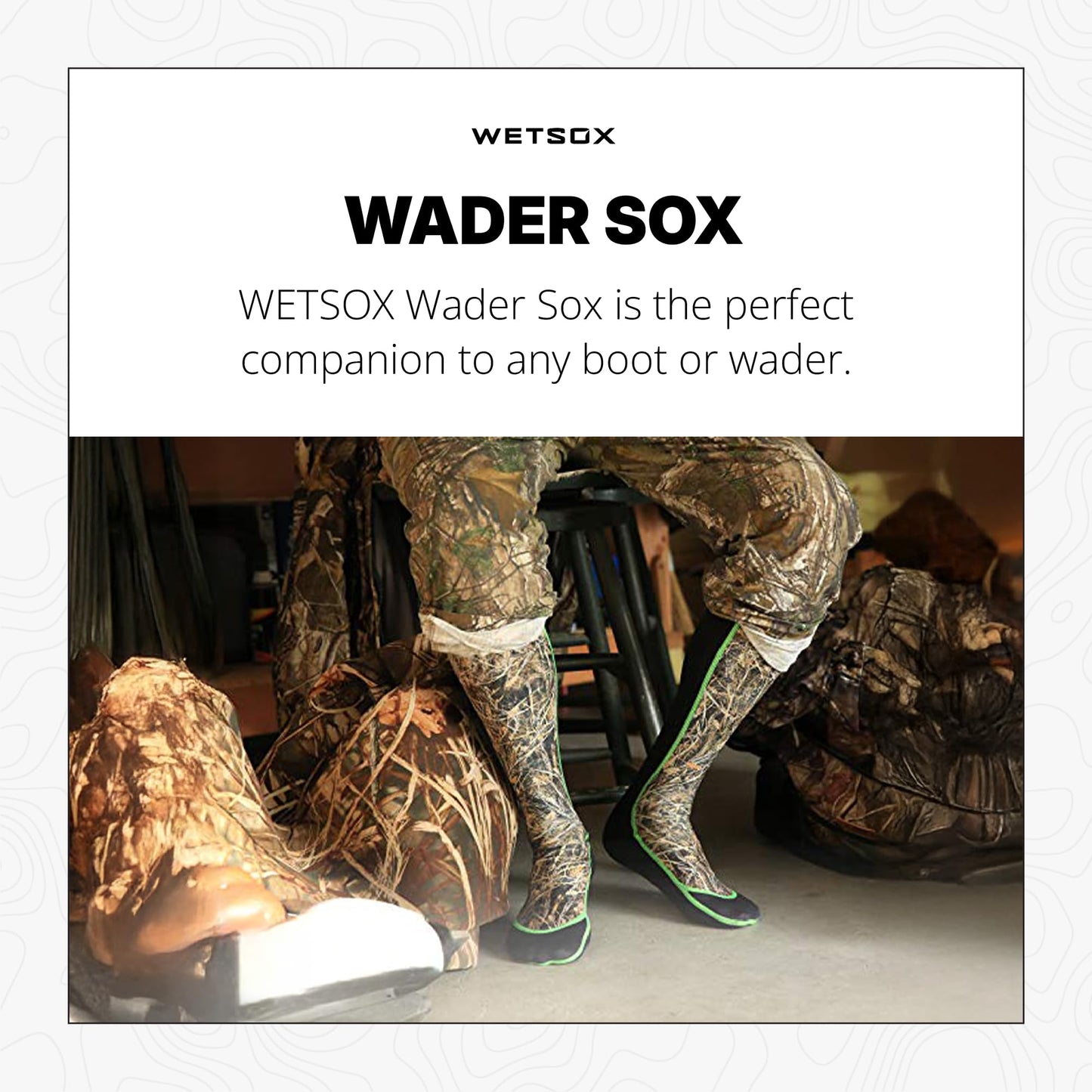 Wetsox Frictionless 1 MM Wader Socks | Slide In/Out of Boots/Waders | Neoprene for Warmth & Dryness | Waterproof, Lightweight, Breathable, Fishing & Hunting Socks, Non-Slip | Black, Large