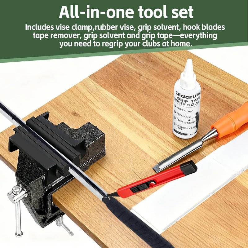 Golf Grip Kit for Regripping Golf Clubs