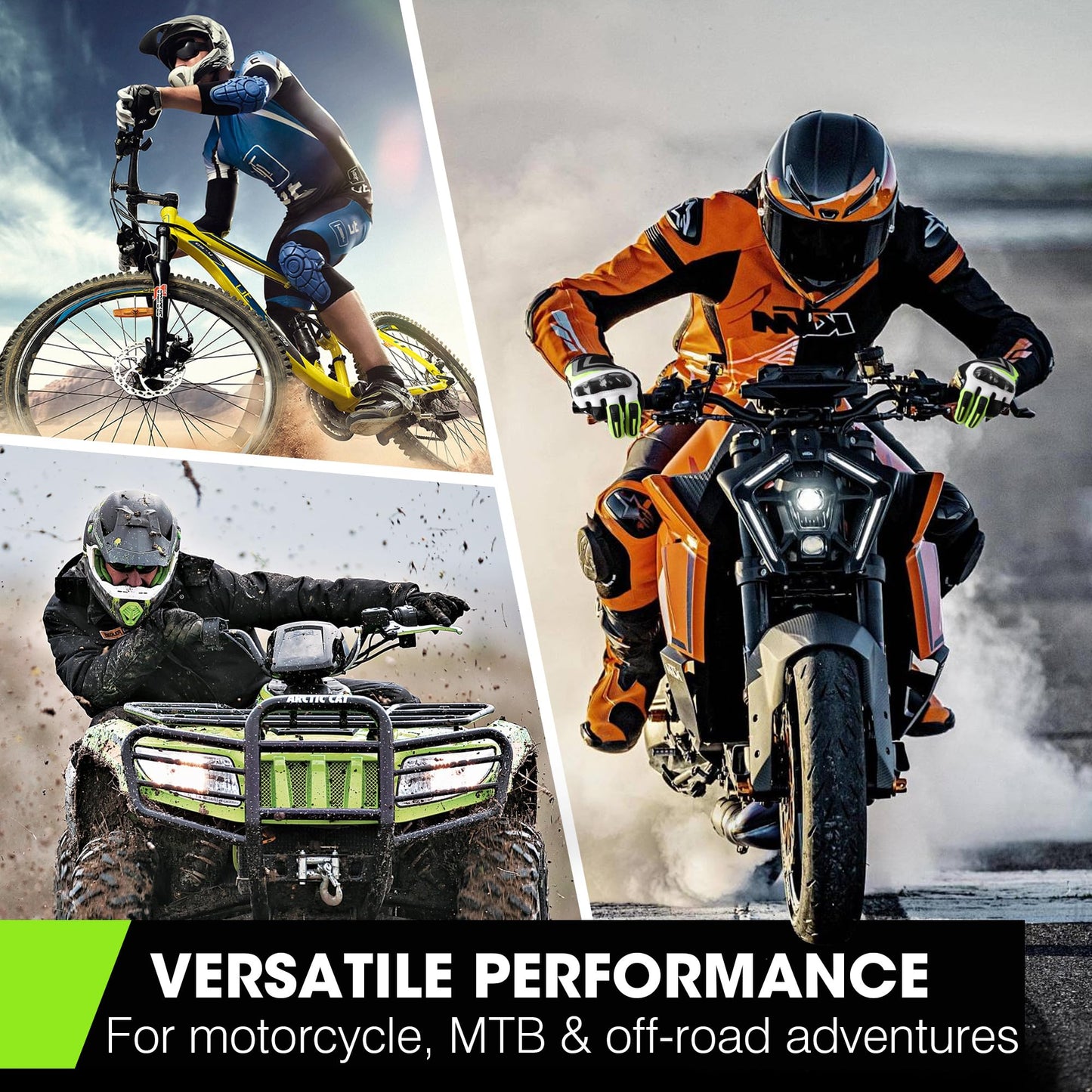 WTACTFUL Motorcycle Gloves Men Women, Carbon Fiber Touchscreen Breathable